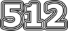 512 - изображение числа пятьсот двенадцать (фото 7)