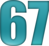 67 - изображение числа шестьдесят семь (фото 6)