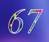 67 - изображение числа шестьдесят семь (фото 4)