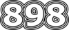 898 - изображение числа восемьсот девяносто восемь (фото 7)