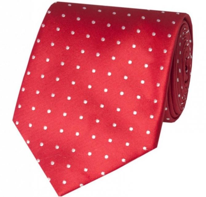 красный галстук по соннику